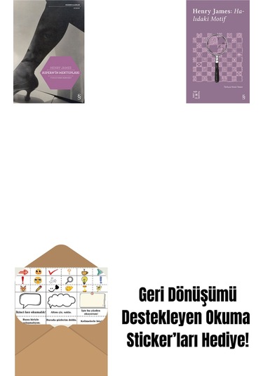 Aspern'in Mektupları + Everest Açıkhava 16 - Halıdaki Motif + Okuma Sticker'ları