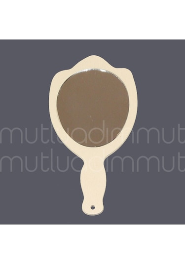 Mutluadim 12 Adet Ahşap El Aynası