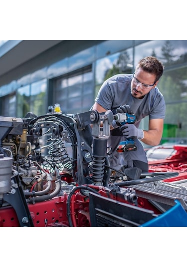 Bosch Gds 18V-450 PC Tork Hafızalı 4.0Ah Çift Akülü Darbeli Somun Sıkma - 06019K4102