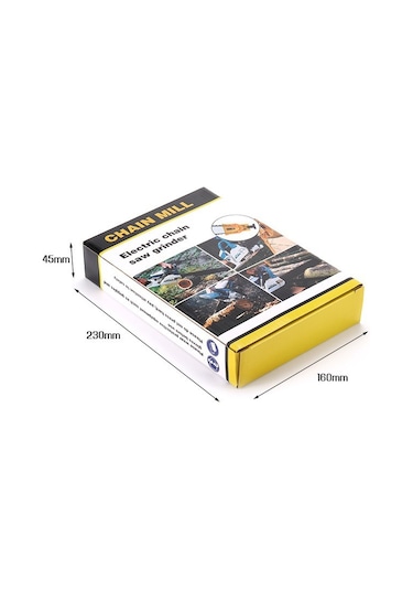 Vkemall Motorlu Testere Zinciri İçin Hızlı Keskinleştirme Aleti - Dayanıklı Taşlı磨链器, Elektrikli Alet Aksesuarı, 283g Hava Torbalı Paketi