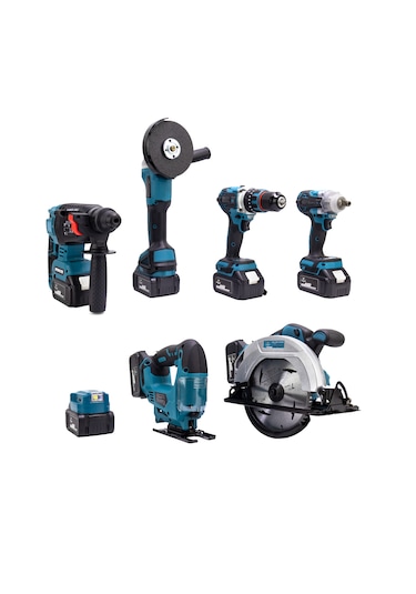 Chelikbei 36V Akülü Vidalama Seti 7'li Mavi