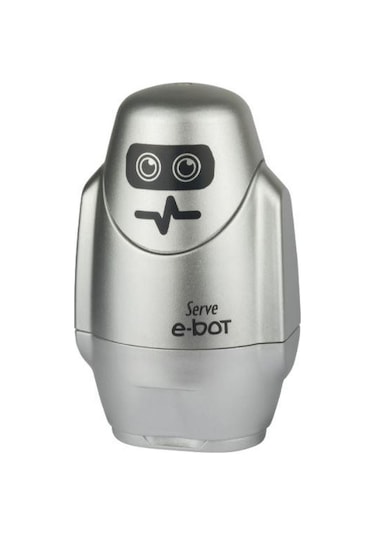 Serve E-Bot Silgili Kalemtıraş Metalik