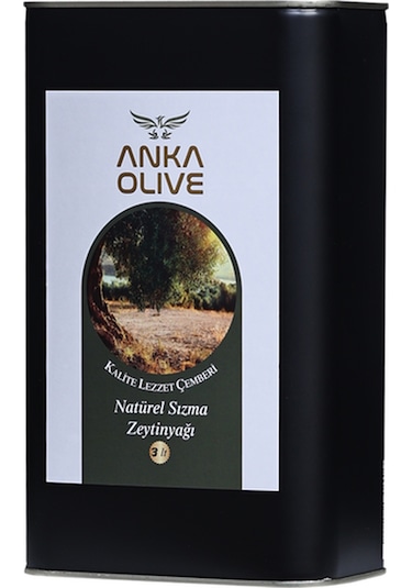 Anka Olive Erken Hasat Soğuk Sıkım Siyah Teneke 2 L