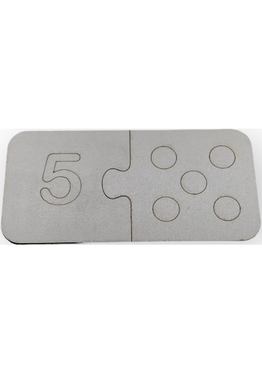 Dalyan Ahşap Eğitici Öğretici Yapboz Sayılar Bulmacası Puzzle Montessorie Seti
