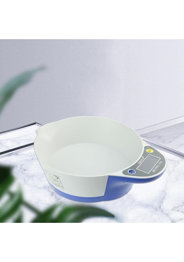 Dolıty Mutfak Gram Ölçeği Pişirme Çeşnisi Hassas Mavi Mavi