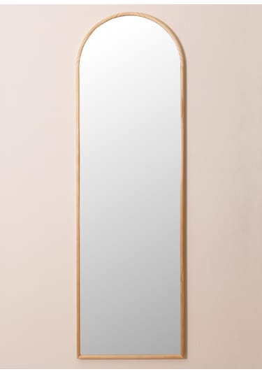 The Mia Ahşap Duvar Aynası 50x160 Cm Ahşap