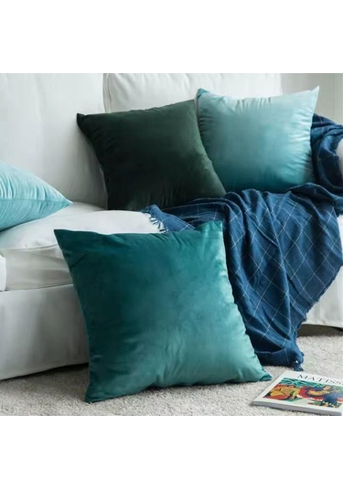 Kare Dekoratif Yastık Kılıfı Kadife Atma Yastık Kılıfları Kanepe Yatak Odası Araba Oturma Odası İçin Mavi Kare Dekoratif Yastık Kılıfı Kadife Atma Yastık Kılıfları Kanepe Yatak Odası Araba Oturma Odası İçin Mavi
