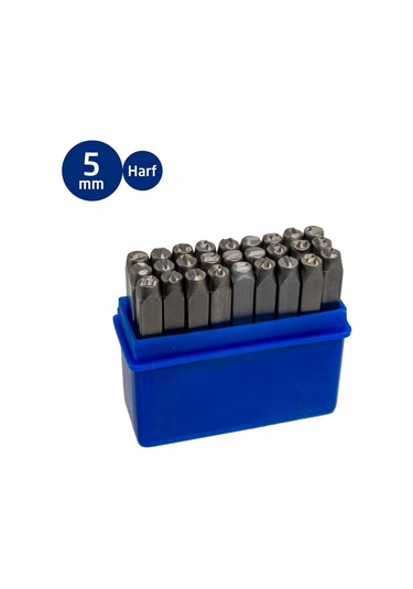 Partner Pt21215 Çelik Harf Zımba Takımı 5 Mm 3/16" 27 Parça