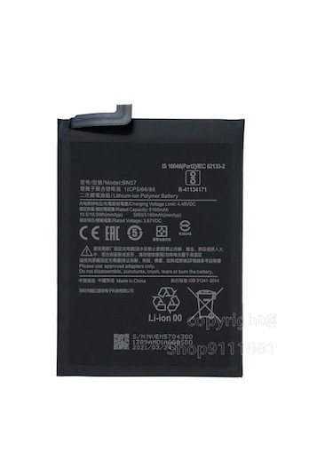 Teknonet Xiaomi Poco X3 Uyumlu Mixi 5170 Mah Batarya