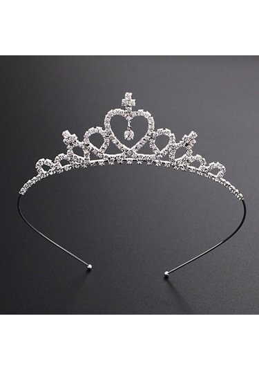 Trendooze Tiara Taklidi Taç Sopa Saç Prenses Prenses Moda Kızlar Hairband Bandı Bq Çok Renkli