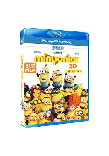Minions - Minyonlar 3D+2D Blu-Ray 2 Disk Combo