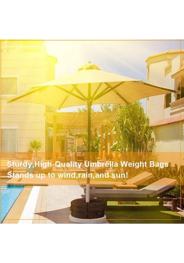 Aubyhe Siyah 900d Oxford Kumaş, 46x15cm, 8cm Delikli, Rulo Tasarım, Çadır & Şemsiye Sabitleyici, Toparlayıcı Kumaş, Dış Mekan Kullanıma Uygun, Hg0043