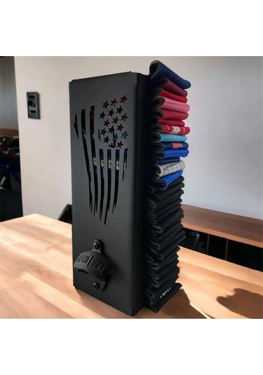 Moly Şişe Aç.lı Kutu Soğutucu Tutucu, 40x9x9cm Siyah, Bira Sevenler İçin Siyah