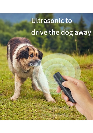 Moveevo Ultrasens Köpek Caydırıcı - Şarjlı Portatif Tasarım Led Işık & Ultrasonik