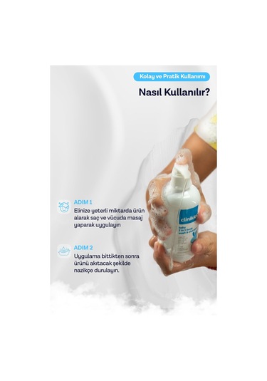 Organik Sertifikalı 2'si 1 Arada Şampuan & Duş Jeli