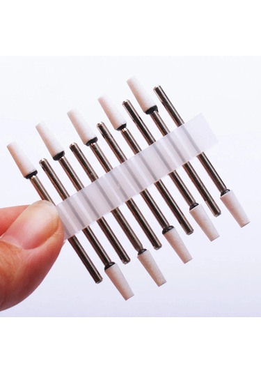 10 Adet Elmas Freze Kesicisi Tırnak Matkap Ucu Elektrikli Manikür Makinesi Tırnak Eti Temiz Dosyaları Ekipman Aksesuarları Araçları Ombre