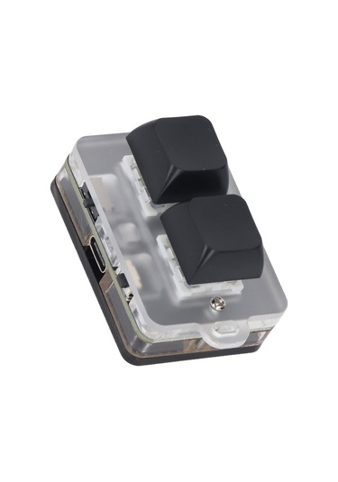 Lemestar 2 Tuşlu Özel Klavye, Endüstriyel Kontrol, Makro Programlama Ve Yazılım Desteği, Mavi Switch Rgb Işıklı, Type-c/bt Bağlantı