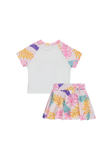 Civil Girls Lovely Bear Baskılı 2-12 Yaş Mayo Set - Pembe