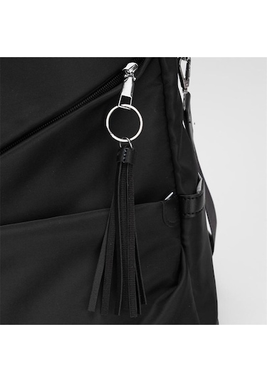 Novahub Kadınsı Oxford Sırt Çantası, Su Geçirmez, Büyük Kapasiteli, Püskül Desenli, Mavi, Öğrenci Okul Çantası Mavi