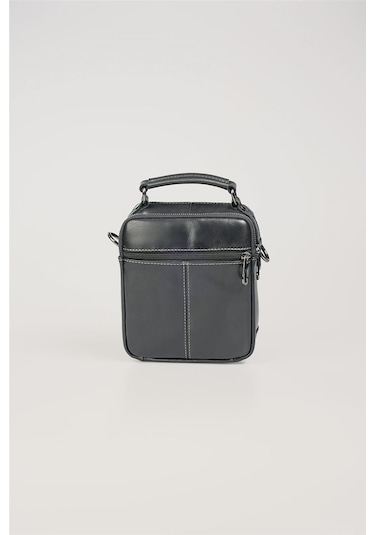 Ççs 31604 Hakiki Deri Askılı Çanta Siyah