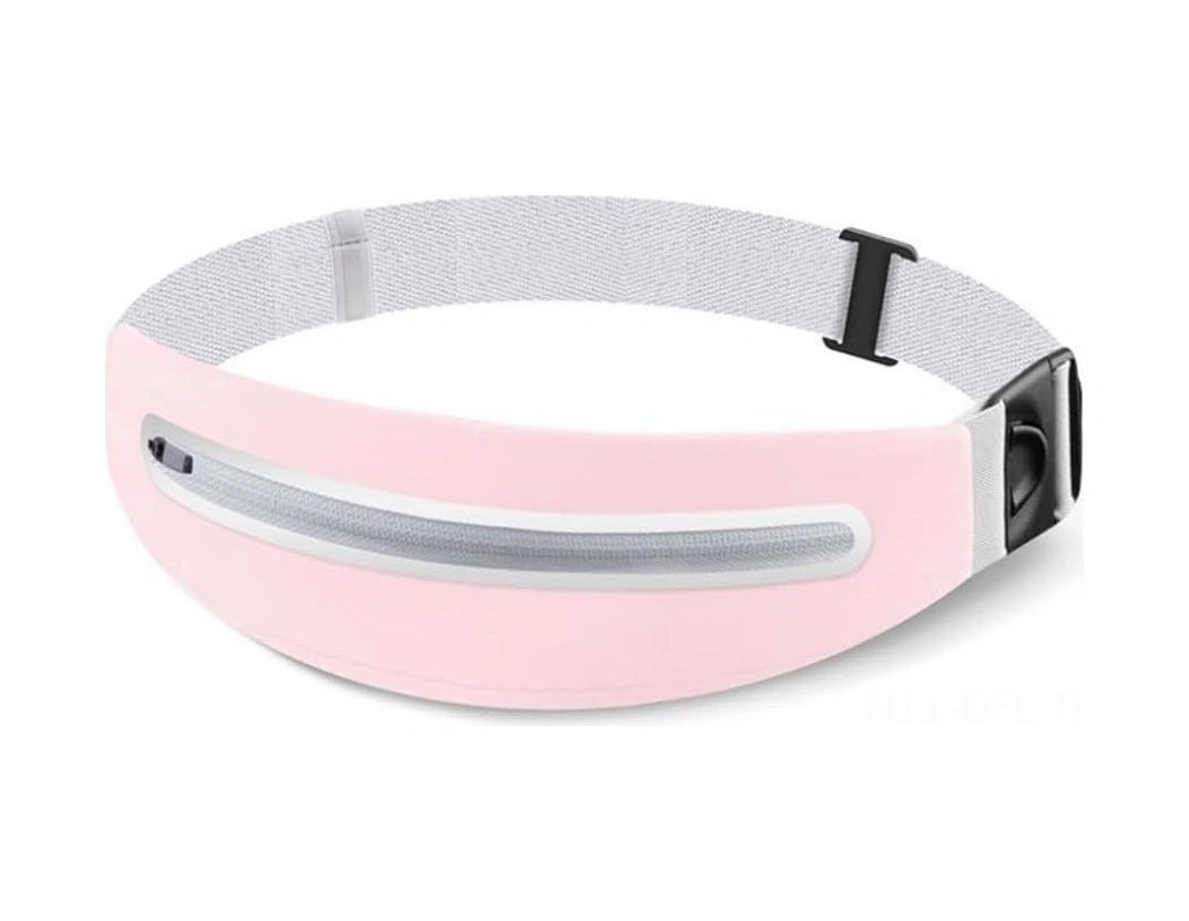Dofolink Pembe Spor Bel Çantası - 7.2 İnç Telefon Uyumlu, 60-110 Cm Bel Ölçümü, Multifonksiyonel Koşu Ve Fitness Çantası Pembe