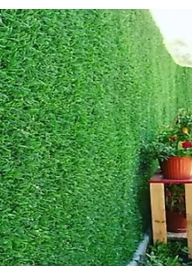 0.5x3 Metre Çim Çit. Bahçe Çiti. Dekoratif Telli Çit. Yapay Çim Çit