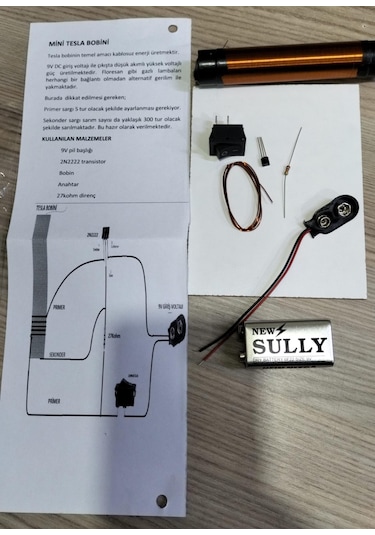 Tesla Bobini Pil Dahil Demonte