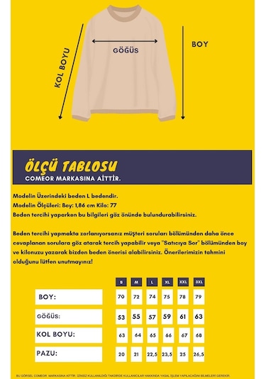 Comeor Erkek Gri Bisiklet Yaka Nakış Detaylı Regular Fit Sweatshirt Gri Comeor Erkek Gri Bisiklet Yaka Nakış Detaylı Regular Fit Sweatshirt Gri