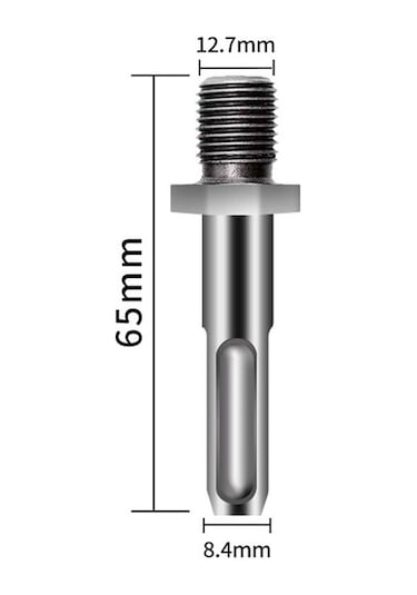 Geeroyoo Ahşap Bölme Matkap Ucu 50mm İki Çukur İki Oluk Darbe Matkapı İçin - Çelik Malzeme, Spiral İğne Tasarımı, Hızlı Delme Ve Bölme
