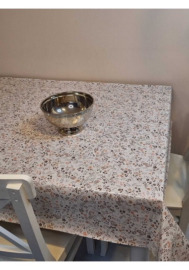 Elyaflı Pvc Muşamba - Desenli Silinebilir Masa Örtüsü Mrl207b Renkli