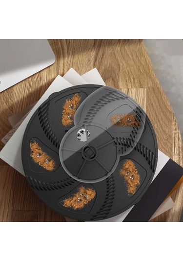 Createtech Suntek Dönen Elektrikli Sinek Kapanı Şarj Edilebilir Siyah Kontrol