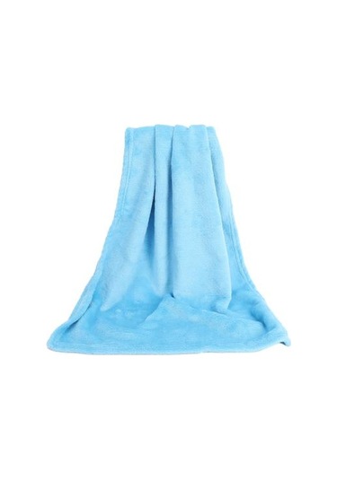 Mavi Faydalı Polar Battaniyeler Kanepe İçin Ekstra Rahat Evrensel Kalın Polar Battaniye Malzemeleri 50x70cm