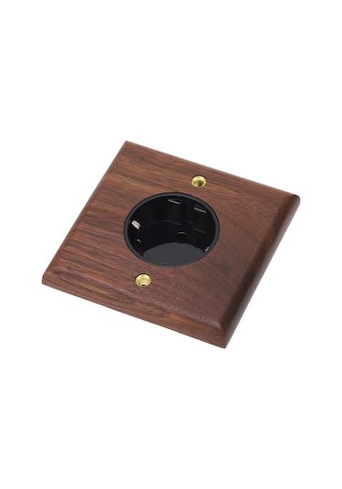 Hfambition Ahşap Duvar Priz - 16a Yüksek Dayanıklılık, Çevre Dostu Ve Şık Tasarım