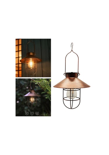 Suntek Teras Çim Için Asma Çubuk Dış Işıklar Ile Bronz Bronz