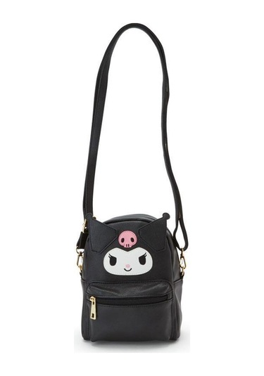 Lyon Çapraz Yayılan Çiftçılı Sırtçantası Kulomi Siyah