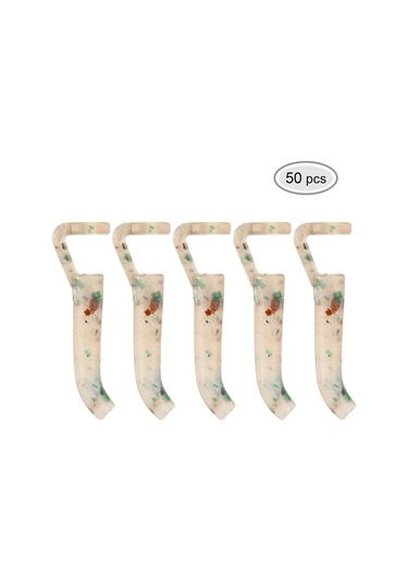 Kosona Balıkçı İğne Kalkanları - Kamuflaj Renk, Küçük Boy, 50 Adet - Balık İğnesi Dolaşmasını Engeller, Doğru Kanca Açısı Sağlar