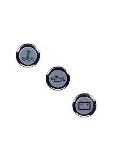 Tekne Sigorta Paneli Hararet Ikaz Lambası. 12V. Delik 14Mm