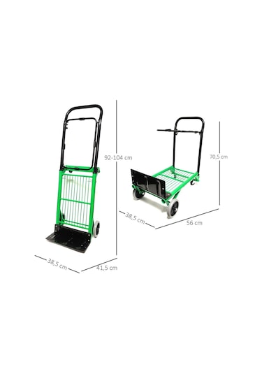 El Arabası Yük Taşımayükseklik Ayarlı Çok Amaçlı El Arabası Yük T