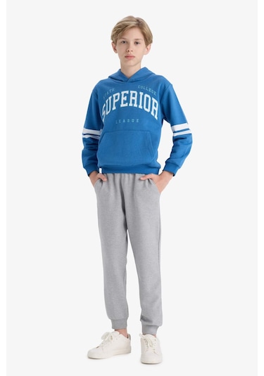 Defacto Erkek Çocuk 2li Takım Baskılı Kapüşonlu Sweatshirt Eşofman Altı D3565a825aube389 Mavi Defacto Erkek Çocuk 2li Takım Baskılı Kapüşonlu Sweatshirt Eşofman Altı D3565a825aube389 Mavi