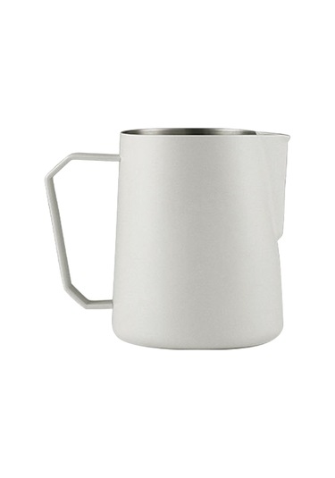 Suntek Latte Art Cafetiere Cappuccino White Için Buğulanmış Süt Sürahisi Buhar Sürahisi 600ml