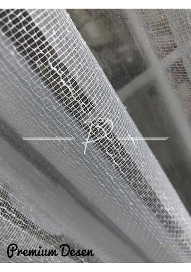 Tül Perde Kampanyalı 2 Desen Sınırlı Stok Ekru