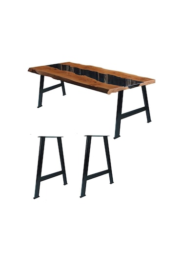 Bin1Fırsatt Masa Ayağı Ev Ofis Bahçe Masif Çalışma Yemek Masası Metal Ayak