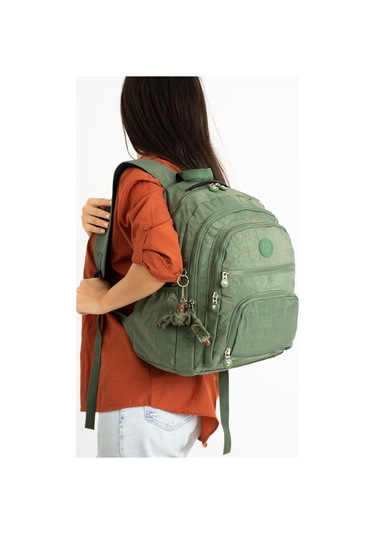 Ultra Hafif Orta Boy Sırt Çantası Unisex Yeşil Model: 571-3c - Yeşil