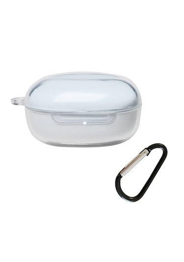 Xiaomi Redmi Buds 6 Active Uyumlu Silikon Kılıf+kanca Şeffaf