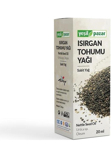Yeşil Pazar Isırgan Tohumu Yağı 20 ML