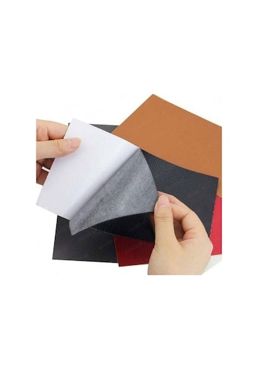 Lanse Suni Deri Yapışkanlı Suni Deri 1 Adet 100 Cm x 140 Cm Lacivert