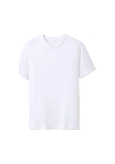 Snapbuy180g Pamuk Erkek Kadın Yazlık T-shirt Kısa Kollu Düz Renkcamel CAMEL