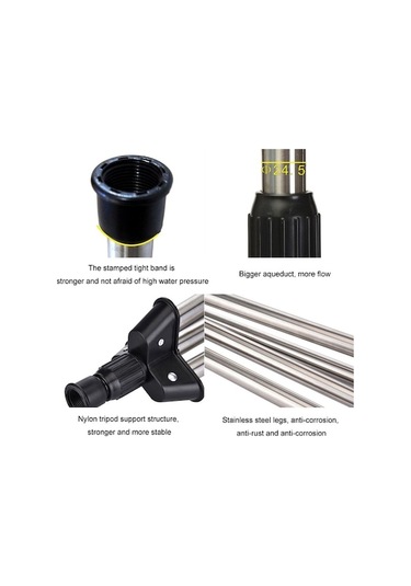 Tongxida Özellikle Bahçe İçin Otomatik Döner Mag Sprinkler + Tripod, Karton Ambalajlı Sulama Sistemi