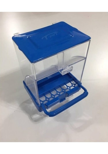 T-Pet Profesyonel Bölmeli Akıllı Yemlik Mavi