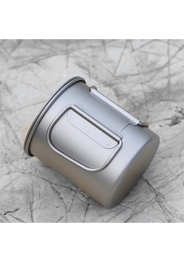 Ranyeek Hafif Ve Korozyona Dayanıklı 375ml Titan Bardak - Ev Ve Doğa İçin Ta8305b 83g Gümüş